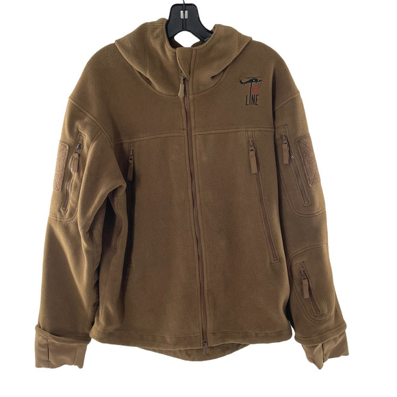 Condor Nine Line Tactical 601 Mens Alpha Micro Fleece Jacket Size M Brown - Picture 1 of 10
